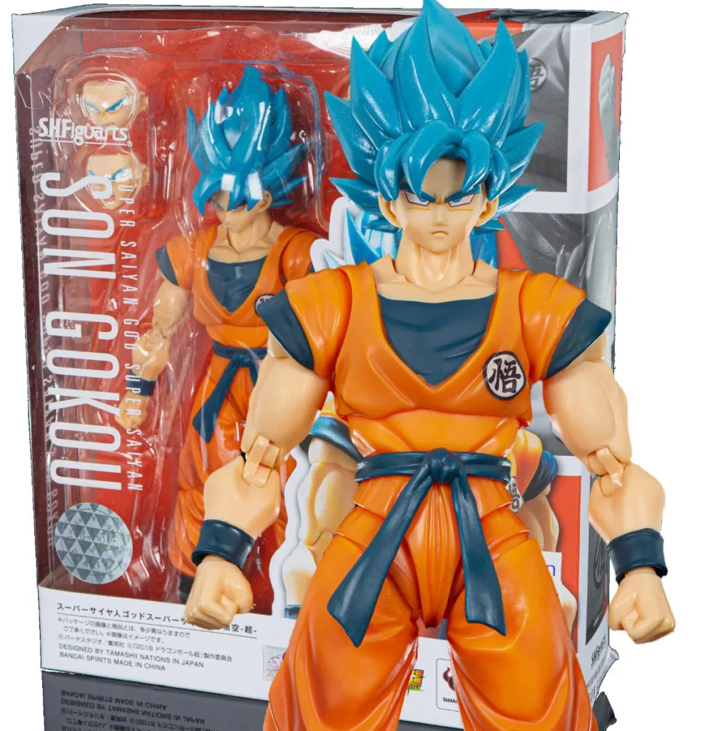 figura son goku blue shfiguarts